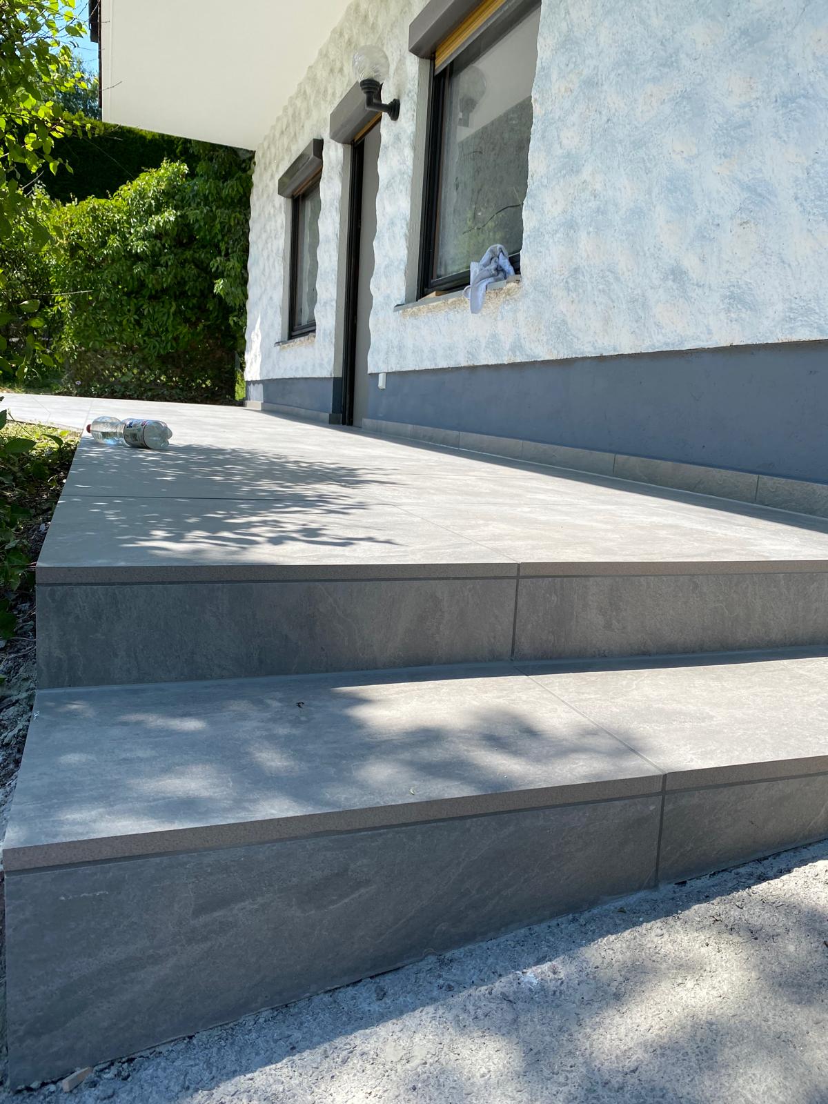 Treppenbelag & Terrassenplatten – Nach der Arbeit 1